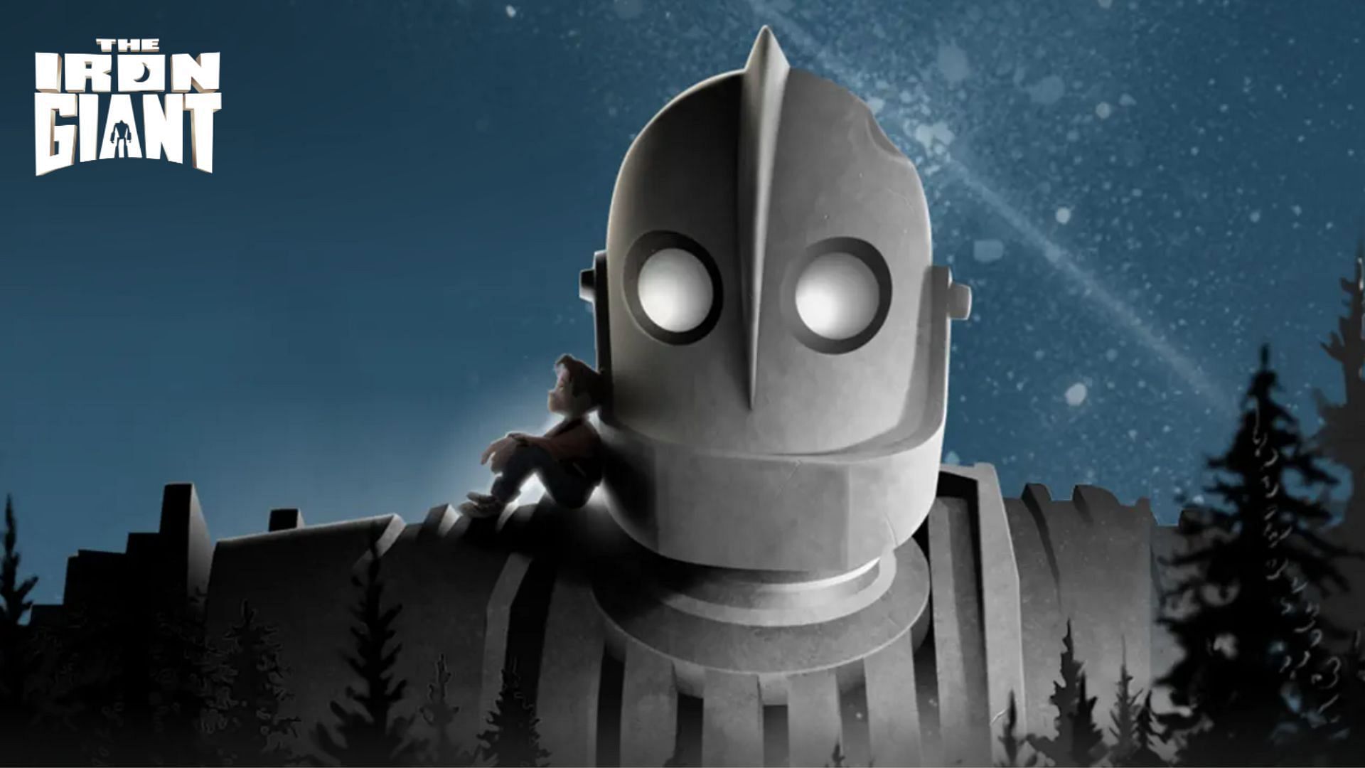 The Iron Giant is an animated science fiction movie (Image via Apple TV+)